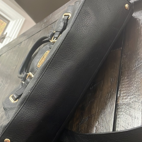 Michael Kors Hamilton Satchel Pebble Leather black bag - Picture 4 of 4